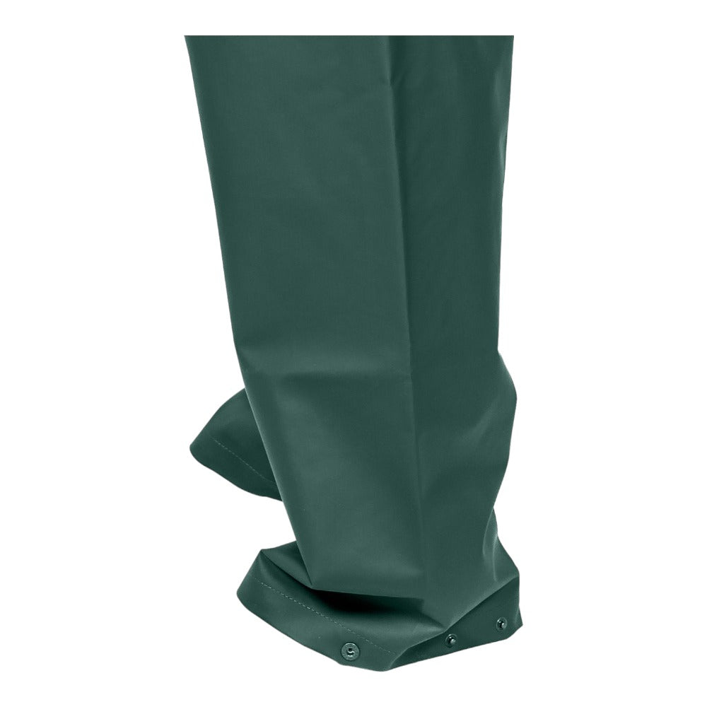 Pantalon de pluie cirée imperméable vert foncé pas cher - Le compagnon idéal des aventuriers et des professionnels