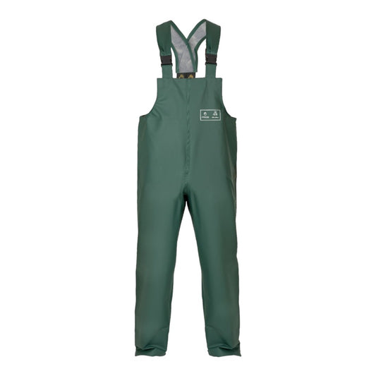 Cotte à Bretelles de Pluie Cirée Imperméable vert pas cher, Made in Europe