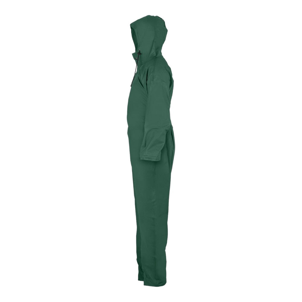 Combinaison de pluie cirée imperméable vert, Made in Europe