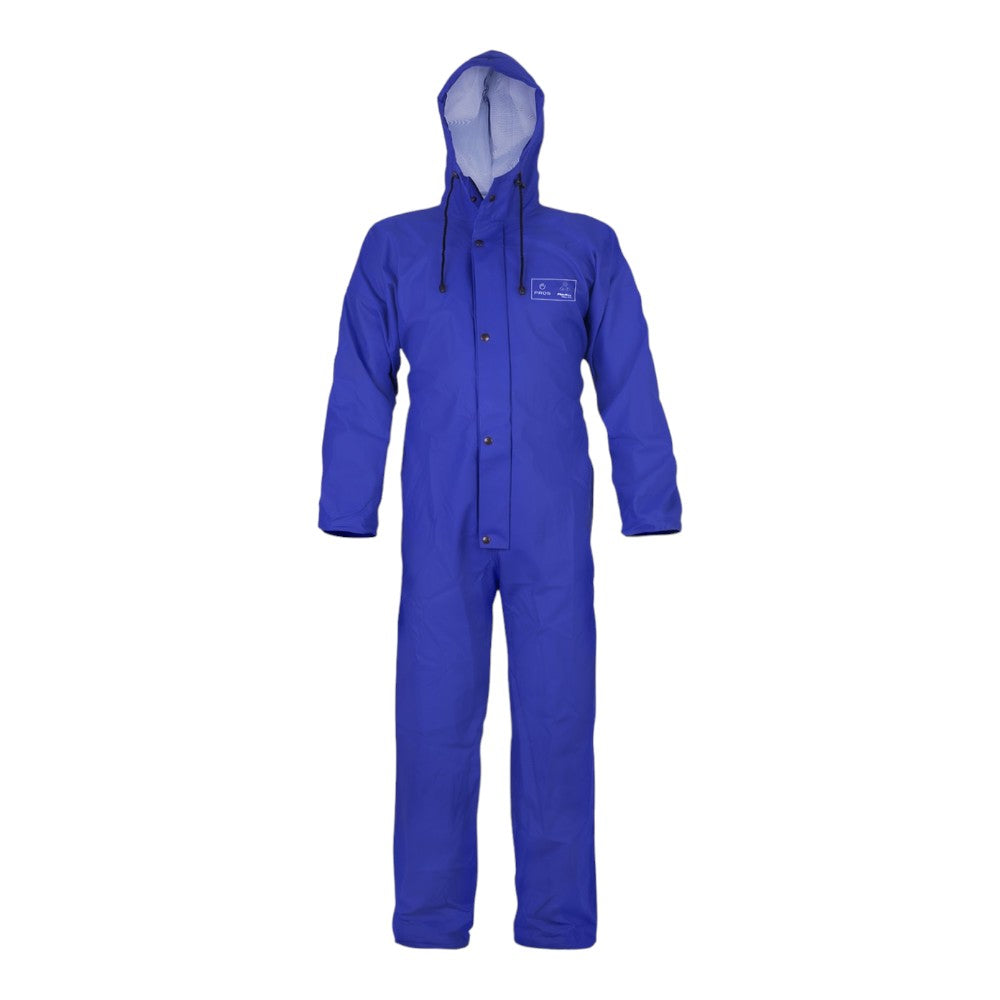 Combinaison de pluie cirée imperméable bleu, Made in Europe