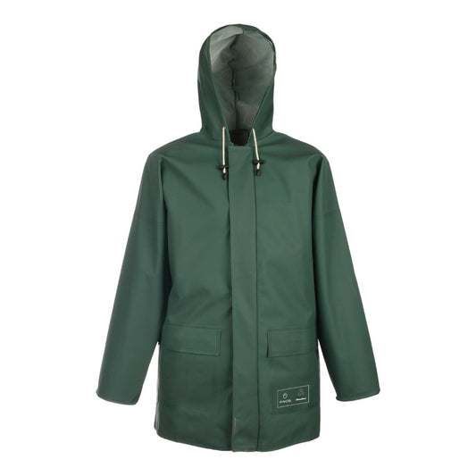 Veste de pluie cirée à fermeture éclair