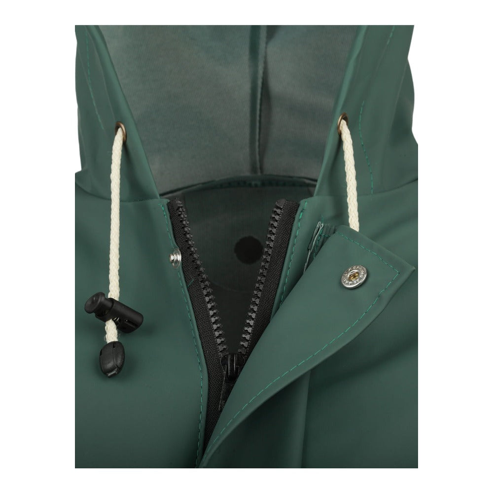 Veste de pluie cirée à fermeture éclair