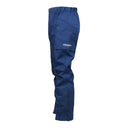 Pantalon de pluie impermeable et respirant modele 288 bleu marine PROS Wear en membrane certifié EN 343 pour le travail extérieur - vue de profil