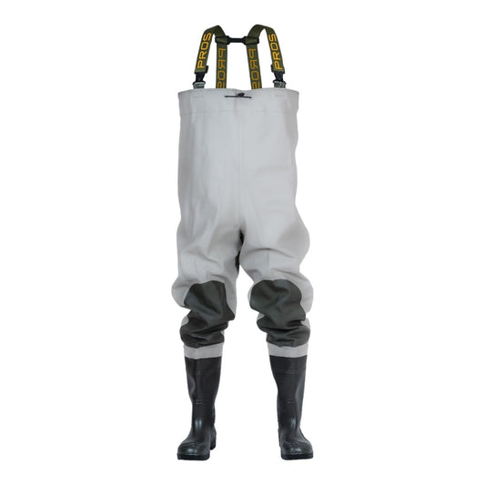 Waders de pêche PVC avec renforts genoux, Made in Europe