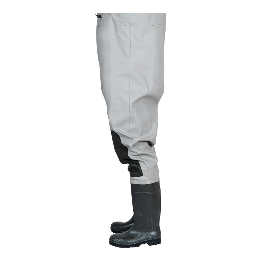 Waders de pêche PVC avec renforts genoux, Made in Europe