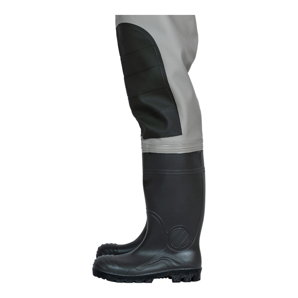 Waders de pêche PVC avec renforts genoux, Made in Europe