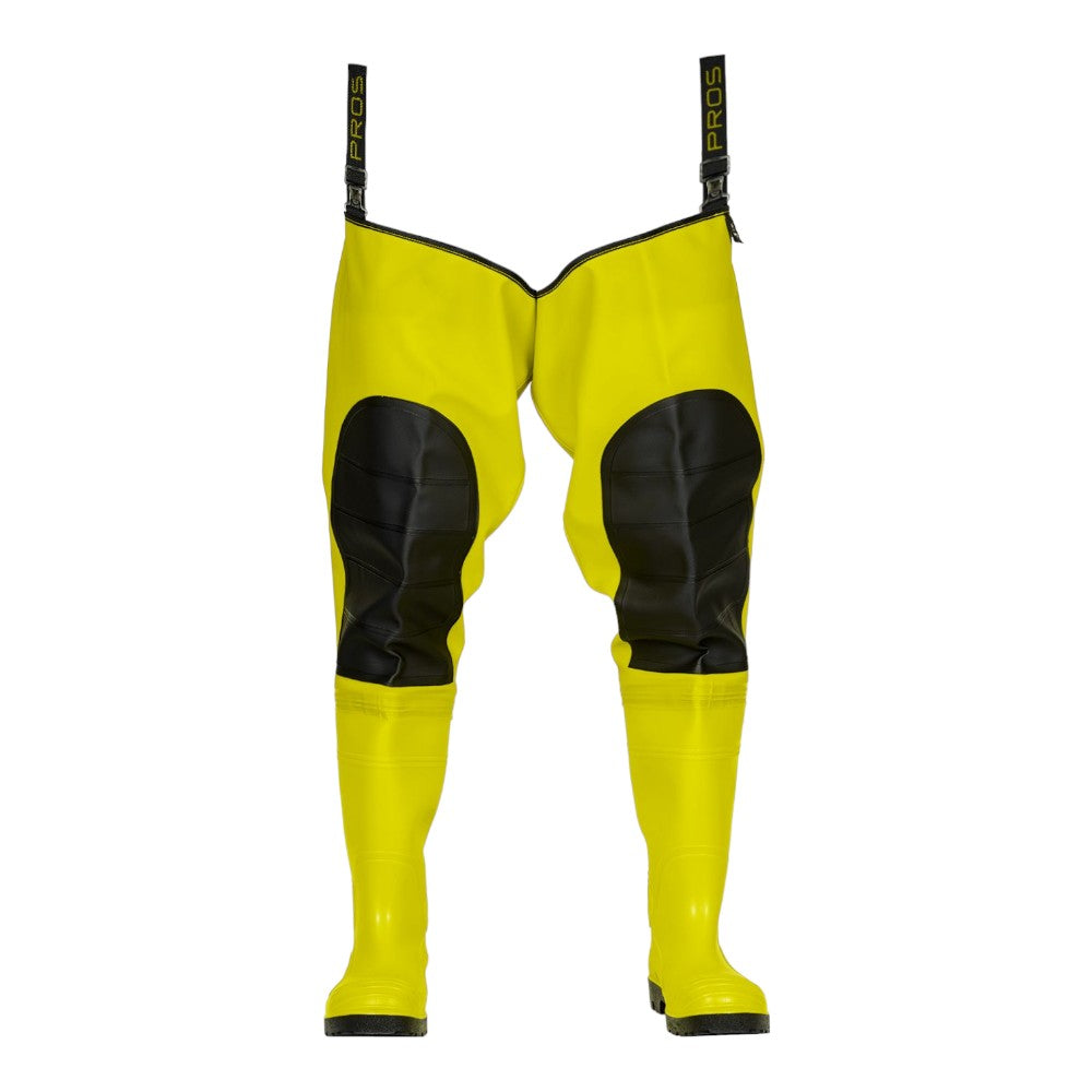 Cuissardes de sécurité Fluo avec renforts genoux