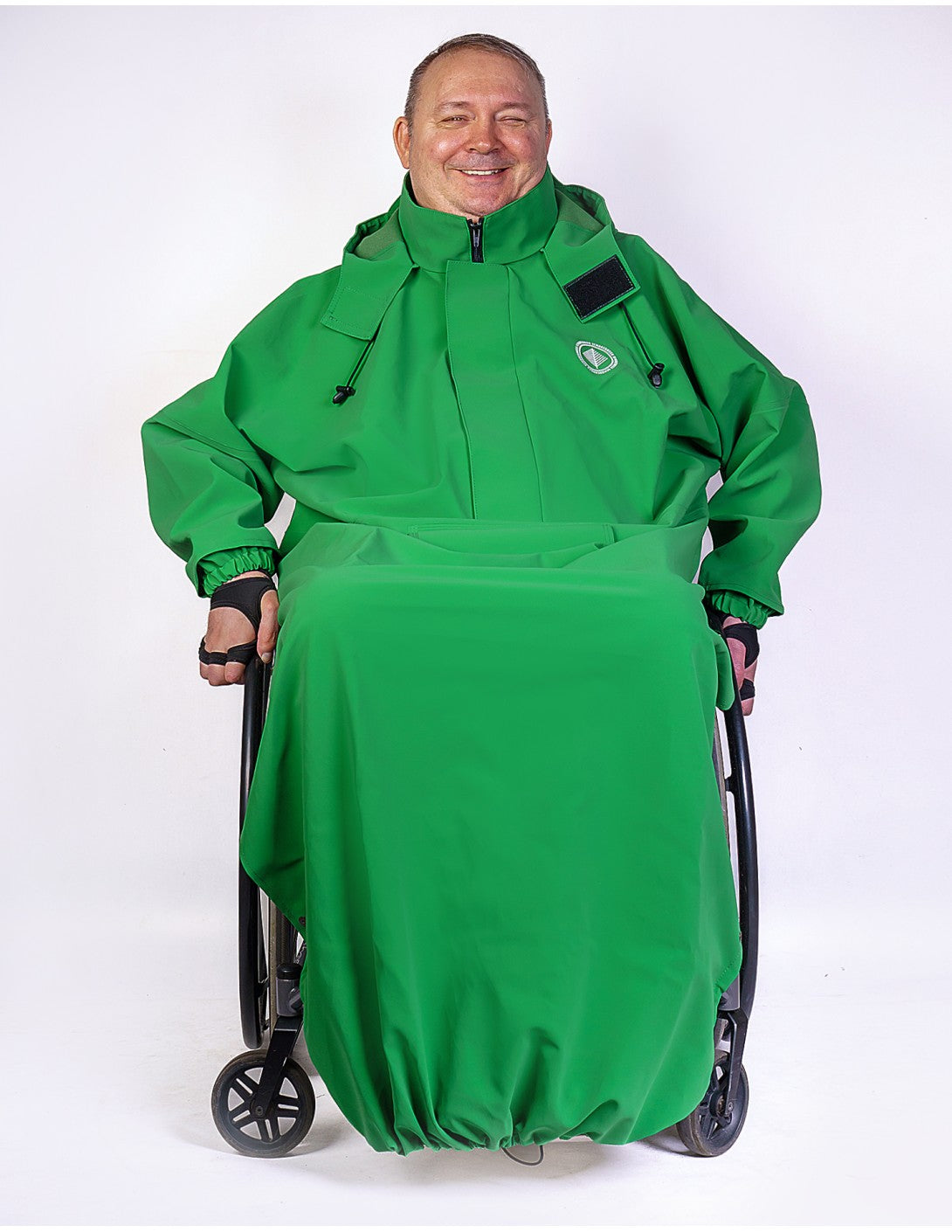 Cape de pluie pour fauteuil roulant