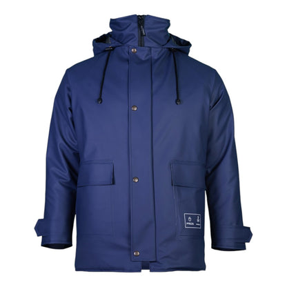 Veste de pluie cirée et matelassée