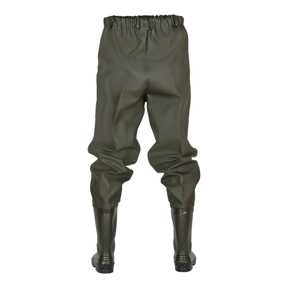 Pantalon Imperméable en PVC avec Bottes Soudées, Made in Europe