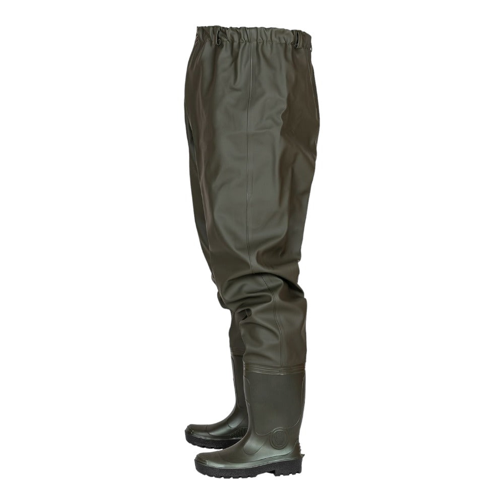 Pantalon Imperméable en PVC avec Bottes Soudées, Made in Europe