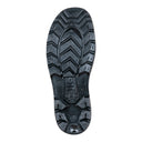 Détail : Semelle crantée à haute adhérence de la botte intégrée au pantalon waders PROS Wear SP03, pour une stabilité maximale.