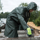 Manteau de pluie long ciré imperméable vert - Votre allié contre les intempéries
