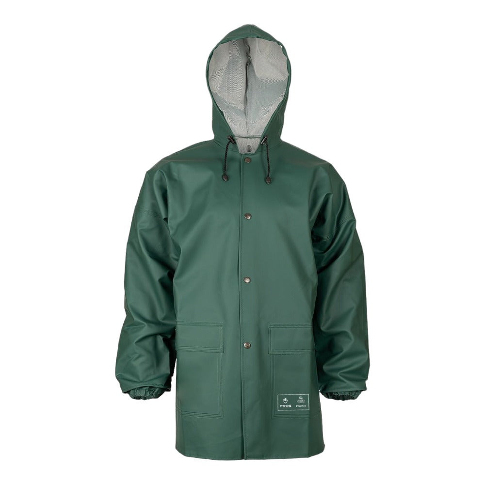 Veste de Pluie Cirée Imperméable vert foncé, Made in Europe