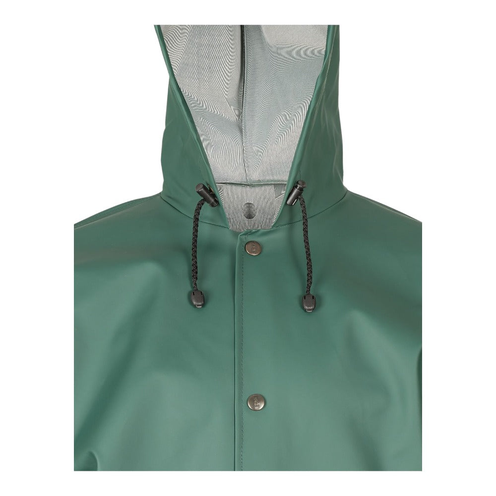 Veste de Pluie Cirée Imperméable vert foncé, Made in Europe