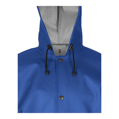 Veste de Pluie Cirée Imperméable bleu électrique, Made in Europe