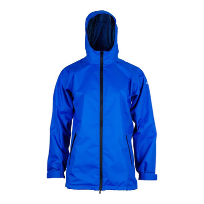 Veste de pluie imperméable et respirante bleu électrique, Made in Europe