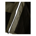 Veste imperméable et respirante PROS Wear modèle AQUAPROS 285 olive- vue fermeture éclair imperméable à double curseur