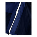 Veste imperméable et respirante PROS Wear modèle AQUAPROS 285 bleue marine- vue fermeture éclair imperméable à double curseur