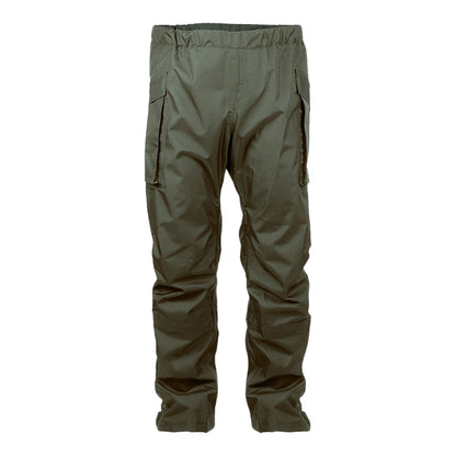 Pantalon de pluie imperméable et respirant olive foncé, Made in Europe