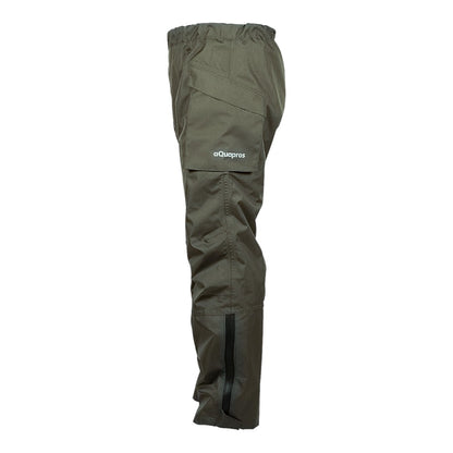 Pantalon de pluie imperméable et respirant olive foncé, Made in Europe