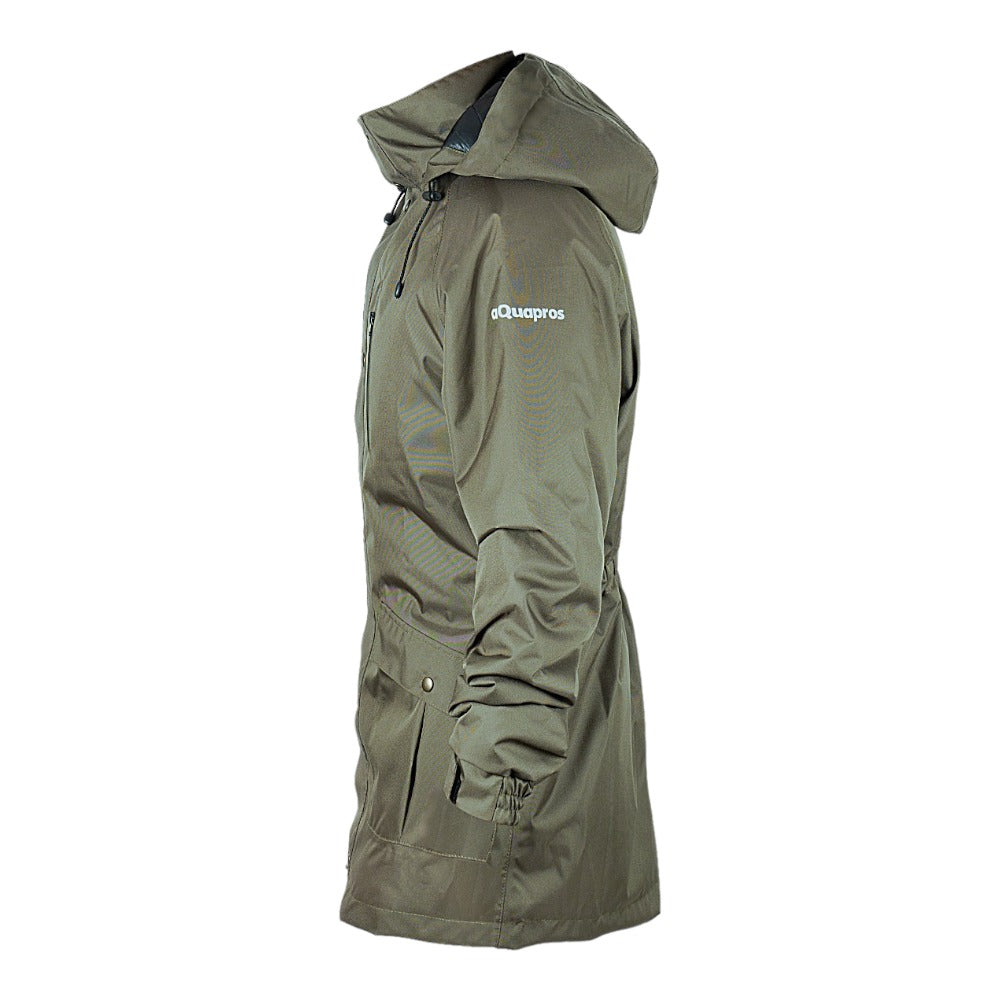 Parka de pluie molletonnée et respirante, Made in Europe