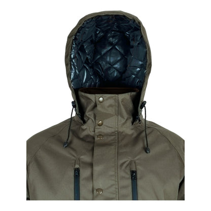 Parka de pluie molletonnée et respirante, Made in Europe