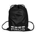 Sac a dos cordelette impermeable modele 750 PROS Wear noir tissu PVC Plavitex Classic pour transport d'affaires de sport au sec - vue de face