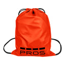 Sac a dos cordelette impermeable modele 750 PROS Wear orange tissu PVC Plavitex Classic pour transport d'affaires de sport au sec - vue de face