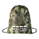 Sac a dos cordelette impermeable modele 750 PROS Wear olive camouflage tissu PVC Plavitex Classic pour transport d'affaires de sport au sec - vue de face