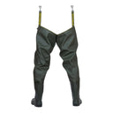 Cuissardes de travail usage intensif PROS Wear modèle WR02, soulignant la coupe arrière ergonomique et la fixation ceinture - vue de dos.