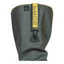 Gros plan : Boucle de fixation à la ceinture et passant de sangle du haut de la cuissarde de travail PROS Wear WR02, pour un maintien parfait.