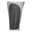 Détail technique : Renfort de genou thermosoudé anti-abrasion sur les cuissardes PVC PROS Wear WRP02, idéal pour le travail au sol.