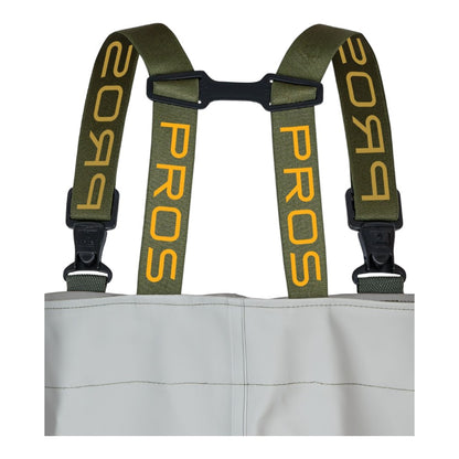 Waders de pêche PVC avec renforts genoux modèle SBP01 PROS Wear (fabrication européenne)