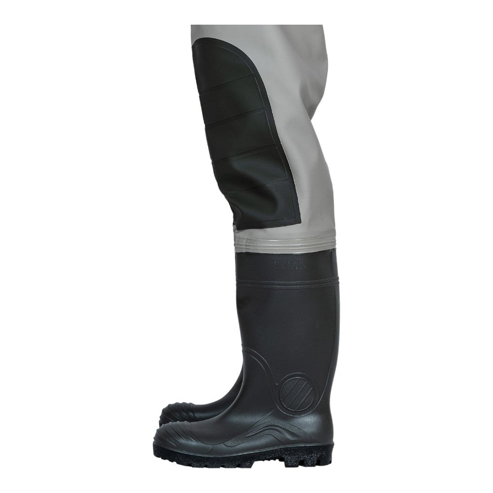 Waders de pêche PVC avec renforts genoux modèle SBP01 PROS Wear (fabrication européenne)