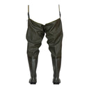 Cuissardes professionnelles PROS Wear WRM02/B illustrant la hauteur de jambe et les sangles de maintien réglables - vue de dos.