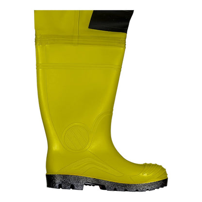 Fluo-Sicherheits-Oberschenkelstiefel mit Knieverstärkungen