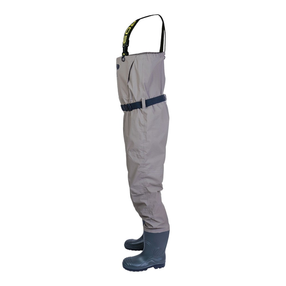 Waders de pêche imperméable et respirant avec poche étanche, Made in Europe