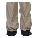 Vue arrière : Bas de jambes élastiqués et chaussons néoprène du waders de pêche SB04/NEO, conçus pour être portés avec des chaussures de wading.