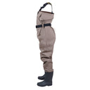 Waders de pêche respirant femme PROS
Wear modèle SB04/D/AIR, soulignant la fluidité de la coupe féminine, la ceinture et l'ajustement du haut - vue de profil.