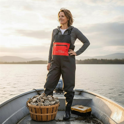 Waders ostréiculture femme PVC ultra-résistant