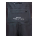 Détail technique : Poche de poitrine étanche et départ des bandes de renfort frontales anti-perforation du waders WH01/XTREM.