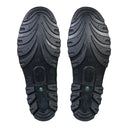 Détail semelles semelles crantées à haute adhérence des bottes soudées du waders femme PROS Wear SB01/D, pour sols glissants.