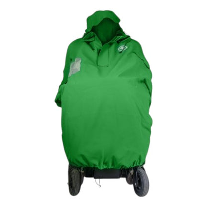 Rain cape for electric wheelchair