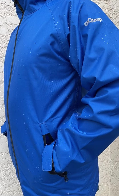 Breathable rain jacket